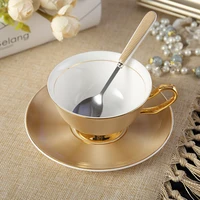 200mlfine bone china coffee cups and saucers and spoon set tazas de cafe espresso tea cup porcelain teacup afternoon tea party