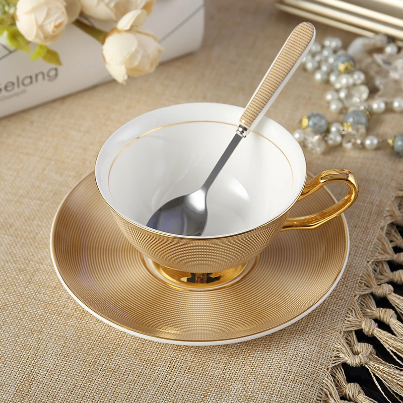200MLFine Костяной фарфор кофейные чашки и блюдца ложка набор tazas де кафе эспрессо