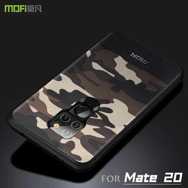 Чехол для HUAWEI Mate 20 Pro чехол MOFi камуфляжные кожаные чехлы X с полным покрытием 20Pro |