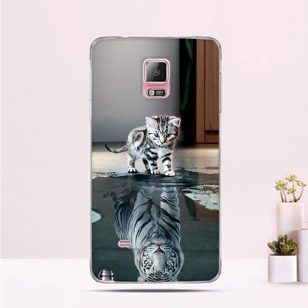 Для samsung Galaxy Note 4 Note4 N9100 чехол 3D узор мягкий тонкий из ТПУ s оболочка сумка для
