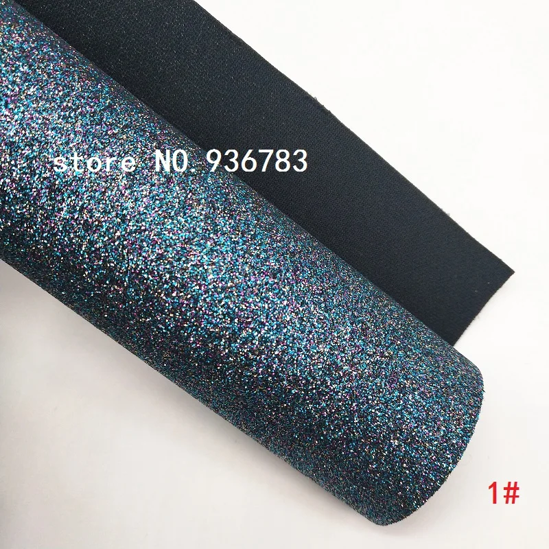 1PCS A4 SIZE 21X29cm Synthetic Leather Chunky Glitter For Bow DIY handbags shoes MK122A | Дом и сад