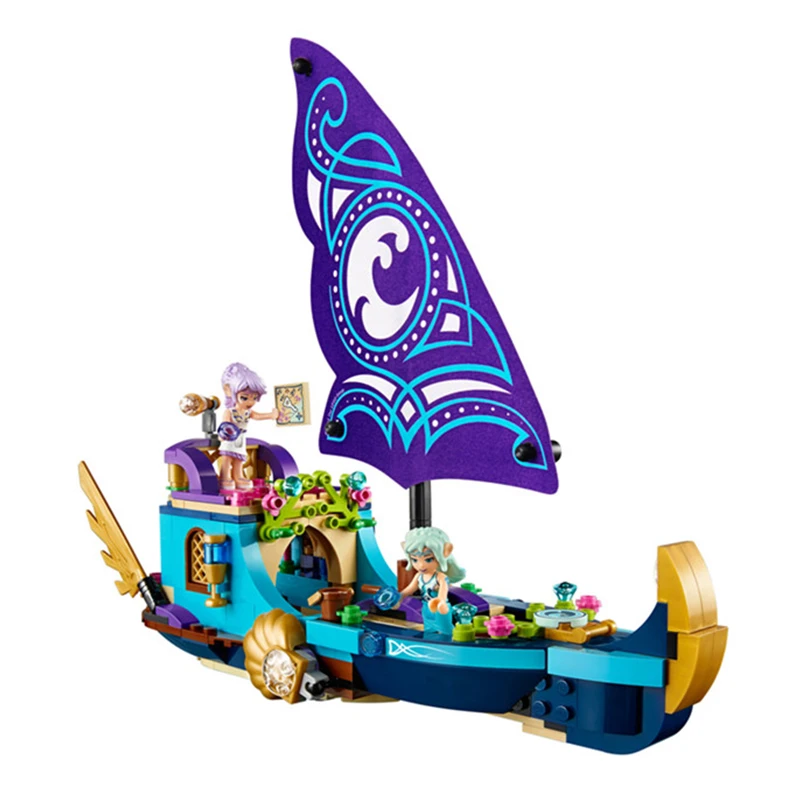 Новый elves Girl Naida's Epic Adventure Ship совместимый с 41073 строительными блоками lepining blocks