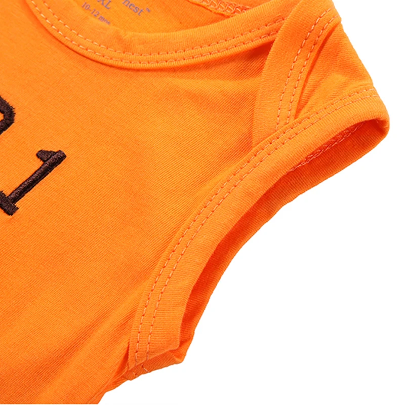 Первоначально тавро младенца рукавов Bodysuit 3шт Infant Тело Жилет Одежда Комбинезон