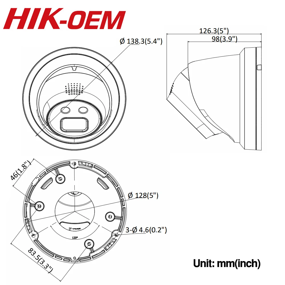 Hikvision ColorVu OEM IP Камера DT347G-U(OEM DS-2CD2347G1-LU) 4MP сети пуля POE IP Камера H.265 CCTV Камера SD слот для карт памяти