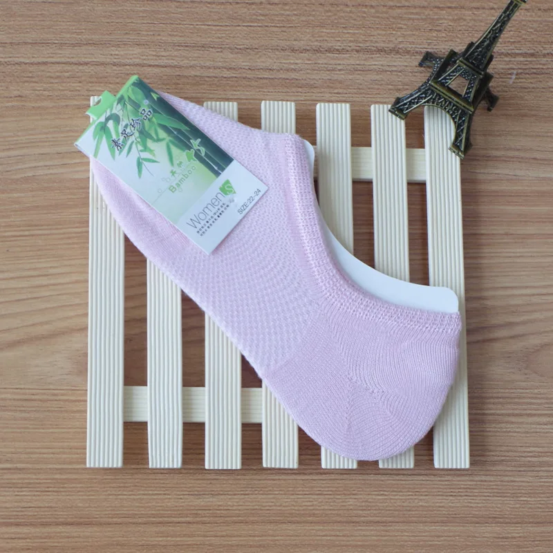 Лидер продаж сетчатые трикотажные дышащие носки из бамбукового волокна женские