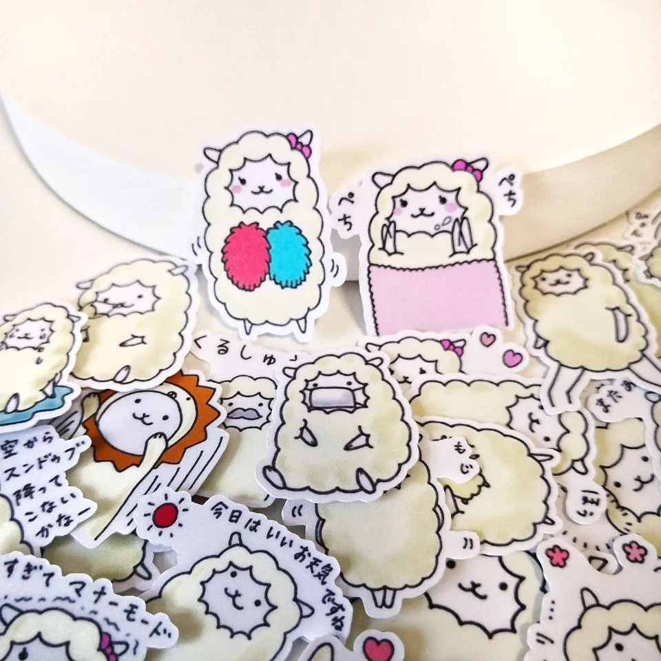 20/40 шт. Happy Sheep мини-Наклейка украшения DIY Скрапбукинг наклейки Kawaii дневник ярлык Стикеры