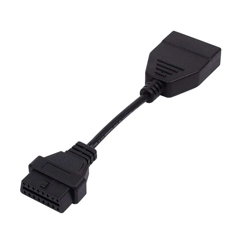 Новейший OBD/OBD2 разъем 12 Pin адаптер для 16Pin диагностический кабель 12Pin транспортных