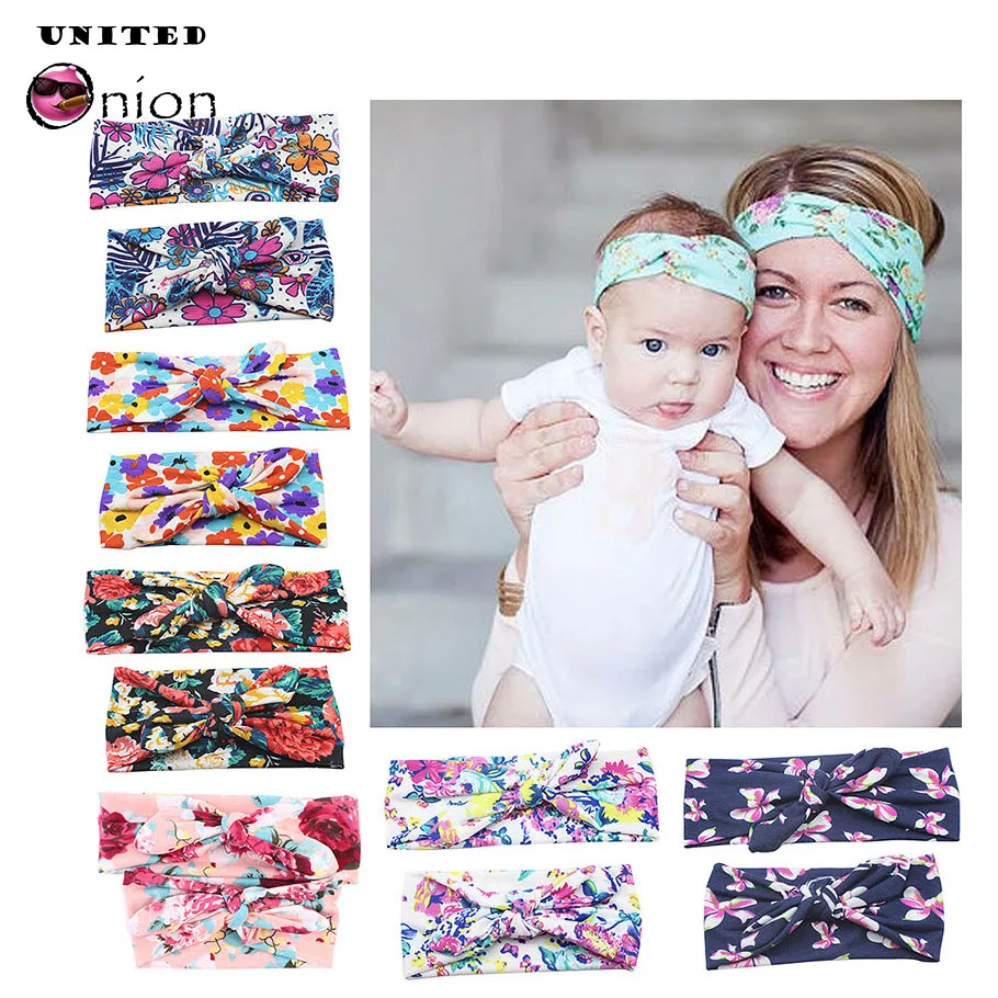 Повязка на голову с бантом и ушками кролика для девочек 2 шт.|Коврики развивающие|