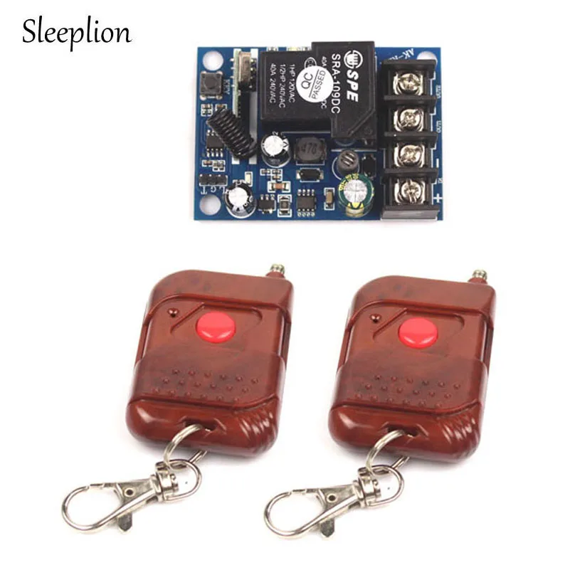 Sleeplion 12-48 В 12 24 36 48 40A 1CH RF Беспроводной удаленного Управление переключатель