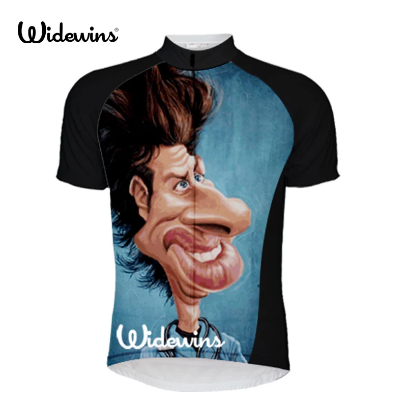 Мужская спортивная рубашка с большим ртом Спортивная футболка для велоспорта