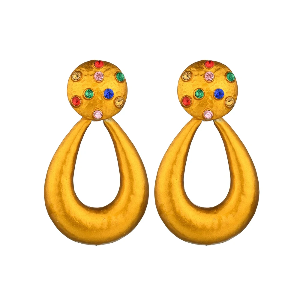 MissCyCy модные висячие серьги ZA для женщин элегантные Кристальные сережки