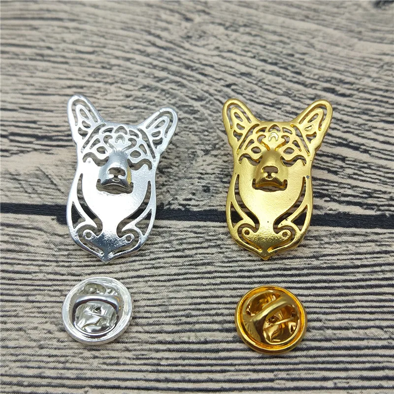 Новые броши и булавки Pembroke Welsh Corgi Модные металлические для костюмов мужские
