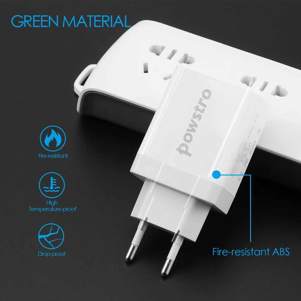 Зарядное устройство Powstro сетевое с разъемом Type C 30 Вт|charger adapter|phone charger adapterwall |
