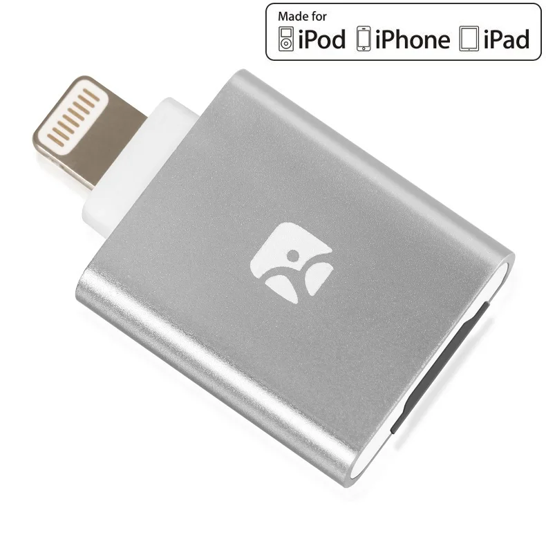 Устройство для чтения карт памяти Meenova Dash i MicroSD iPhone/iPad/iPod с портом Lightning как флэш