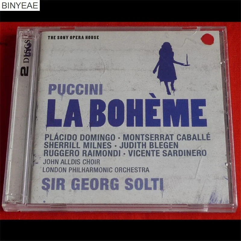 2018 Жесткая Сумка горячая Распродажа ПВХ Avril Lavigne Marsha Binyeae novo Cd Selo: для Puccini la Boheme 2cd