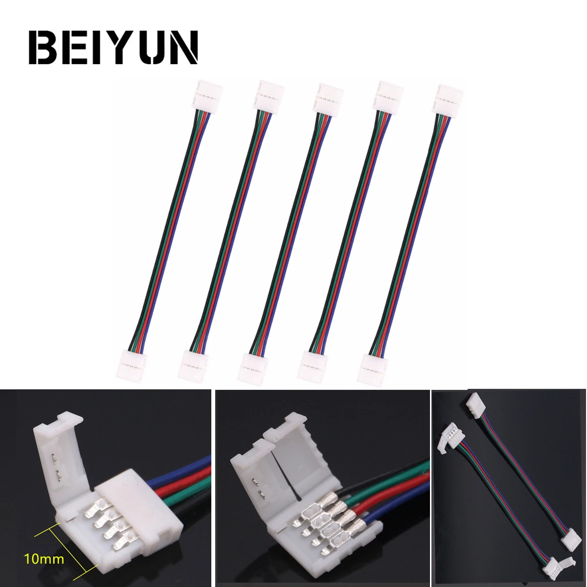 4pin RGB Светодиодная лента 5pin добавить теплую белую светодиодную ленту Разъем