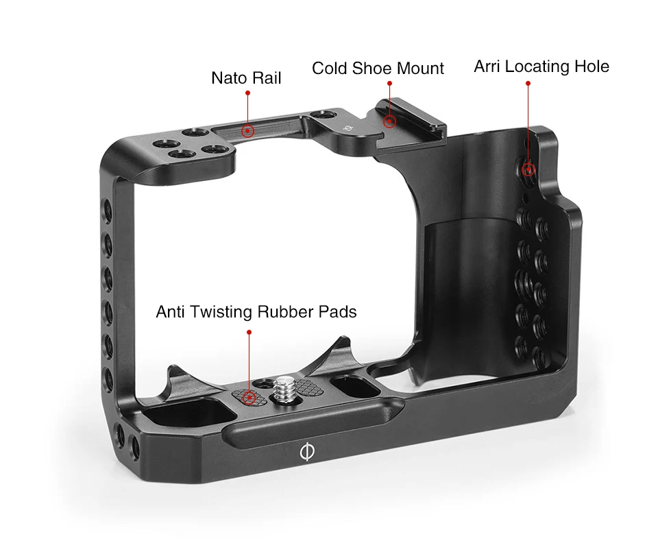 Клетка для камеры SmallRig для SONY A5000/A5100 с креплением для обуви, резьбовые отверстия для микрофона, монитор, прикрепляется для Vlogging 2226