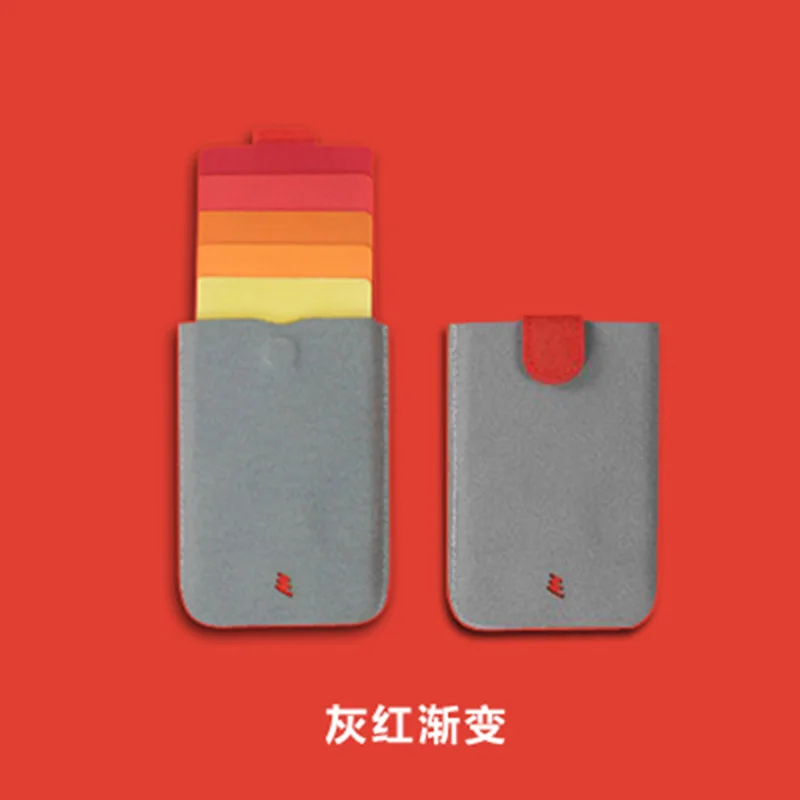 V1 Grey and Orange Новое поступление DAX V2 мини тонкий портативный держатель для карт, дизайнерский мужской кошелек градиентного цвета, 5 карт, короткий женский кошелек - Цвет: V1 Grey and Orange