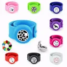 1 шт для отпугивания комаров диффузородержатель бабочки собаки, кота, совы; Сталь с фокусным расстоянием 25 мм магнитный медальон Силиконовый браслет Бесплатная 10p колодки