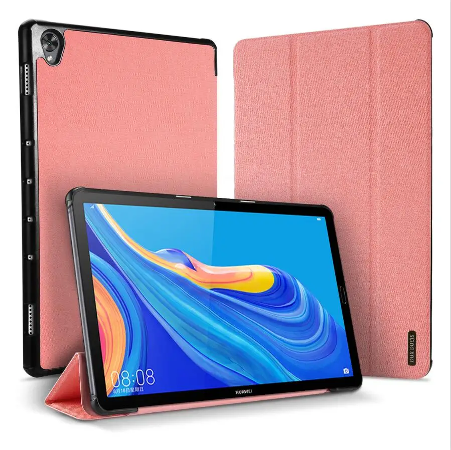 Чехол для huawei mediapad M6 10,8 кожаный магнитный умный чехол для huawei mediapad M6(PRO) VRD-L09 ультра тонкий Автоматический Режим сна - Цвет: Pink