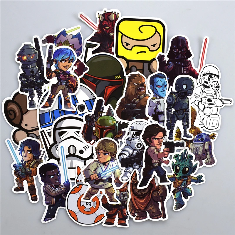 50 шт. Star Wars Стикеры S для скейтборда велосипед мотоцикл стиль ноутбука домашнего