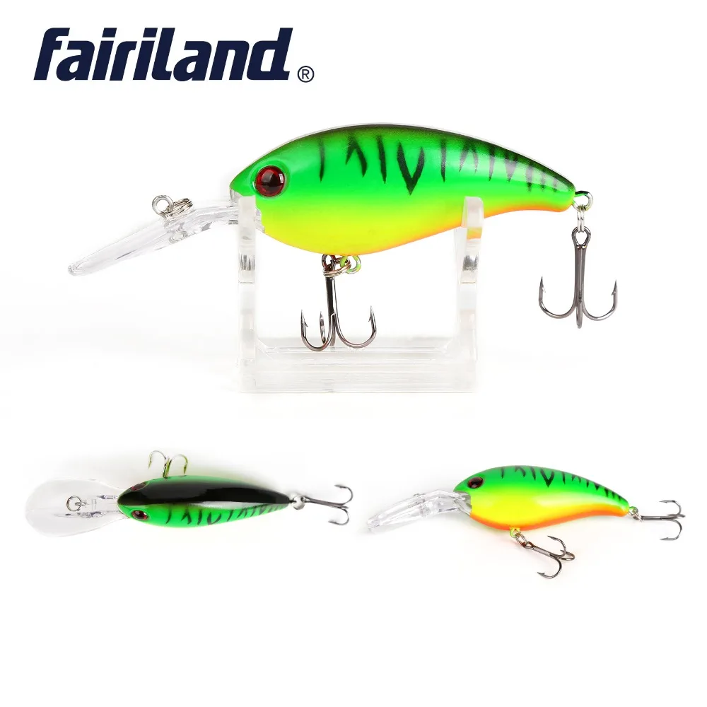 Горячая продажа 1 шт. Crankbait 7 см/2 8 дюйма 15 г/0 53 унций жесткие приманки рыболовные 10