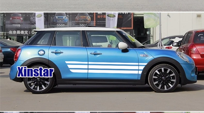 Наклейка на боковую полоску автомобиля внешнее украшение для BMW Mini cooper clubman countryman
