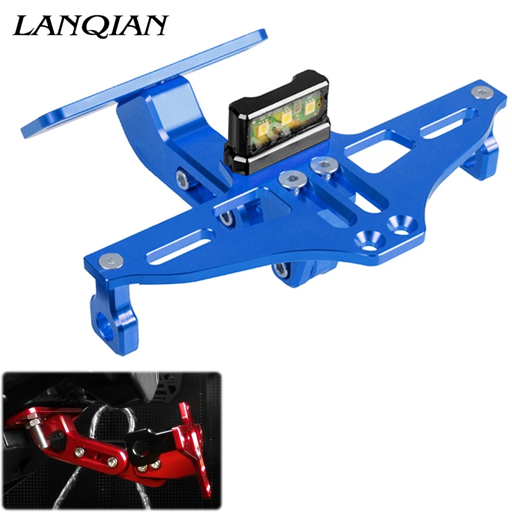 Универсальный Кронштейн номерного знака мотоцикла со светом для BMW R NINE T S1000R C650GT