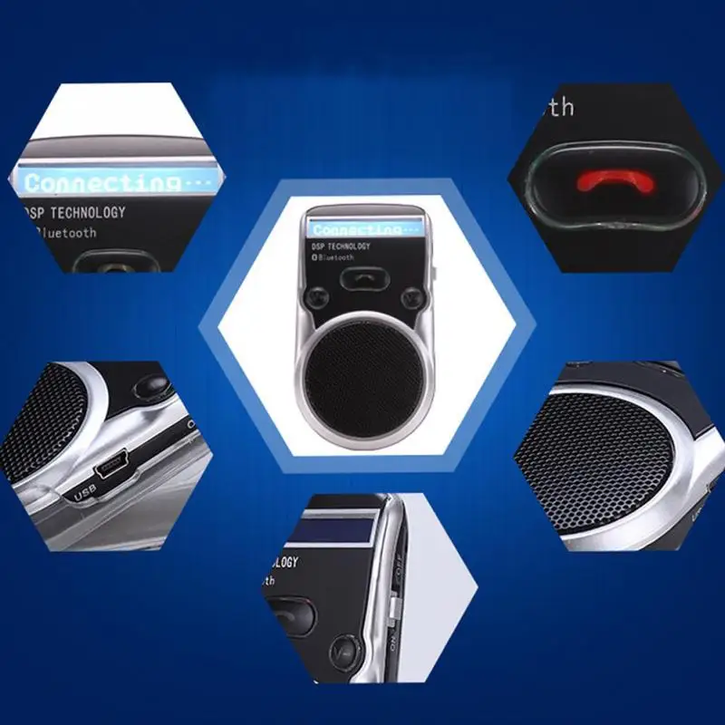 Автомобильный Bluetooth гарнитура для телефона аудио приемник звонки голосовой динамик высокое качество автомобиля AUX домашняя аудиосистема устройства
