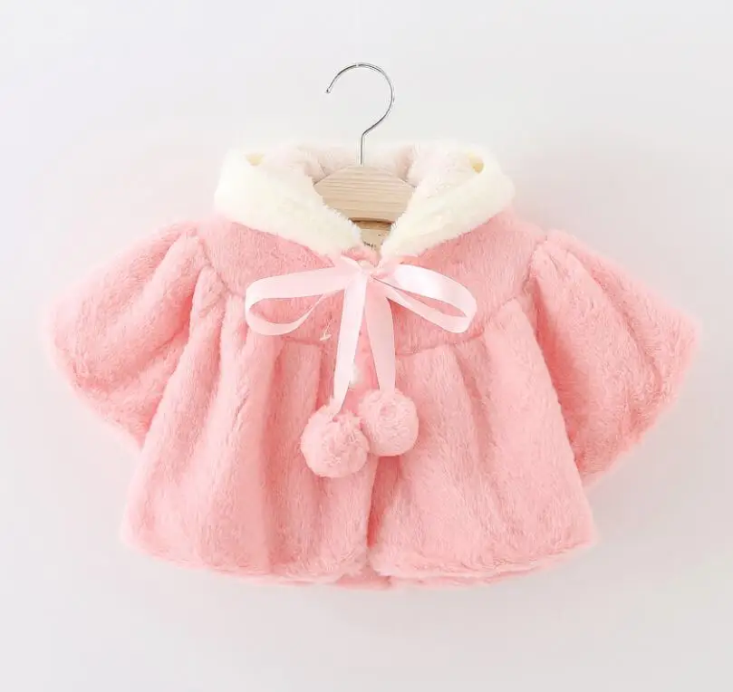 new fashion warm baby girls Jacket for kids autumn winter children clothing fleece outerwear 0-2 years old girl |