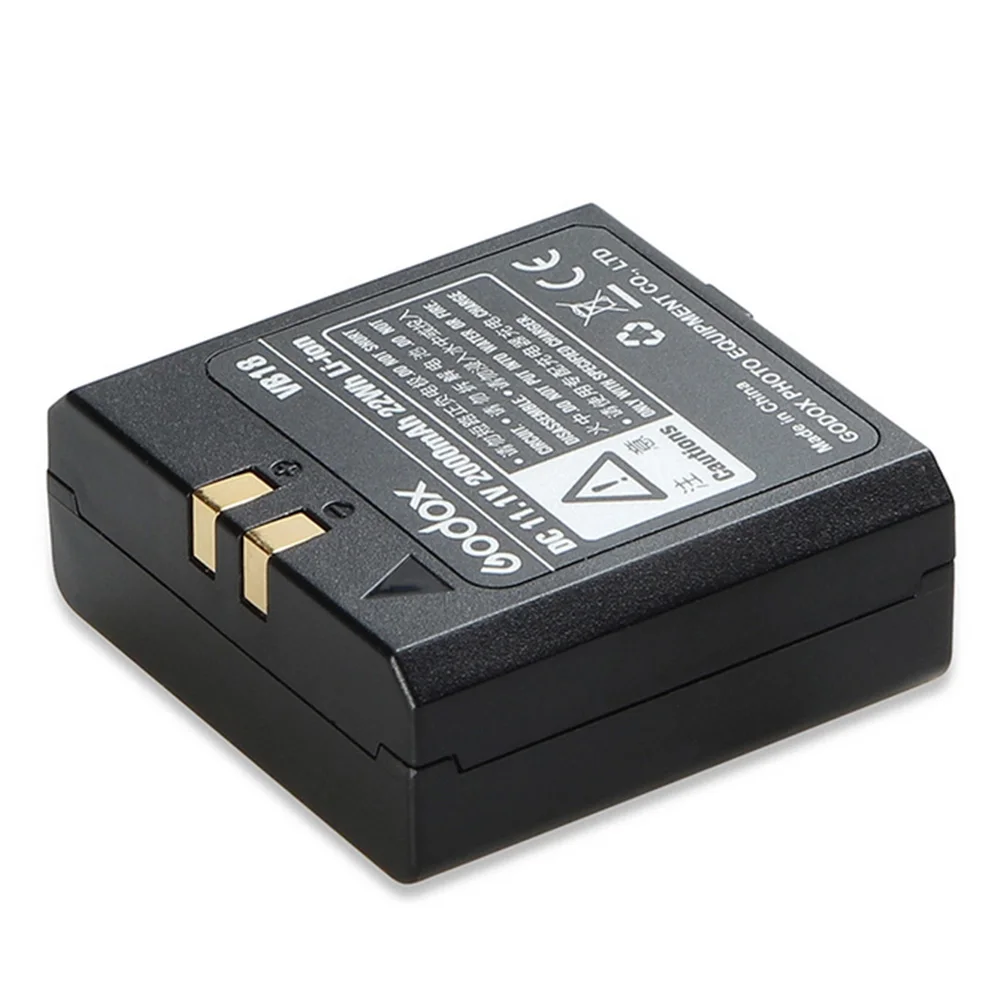 Godox VB18 DC 11,1 V 2000 мА/ч, 22Wh литий-ионная аккумуляторная Батарея для Ving V850II V860II-C V860II-N V860II-S V860II-F Вспышка Speedlite