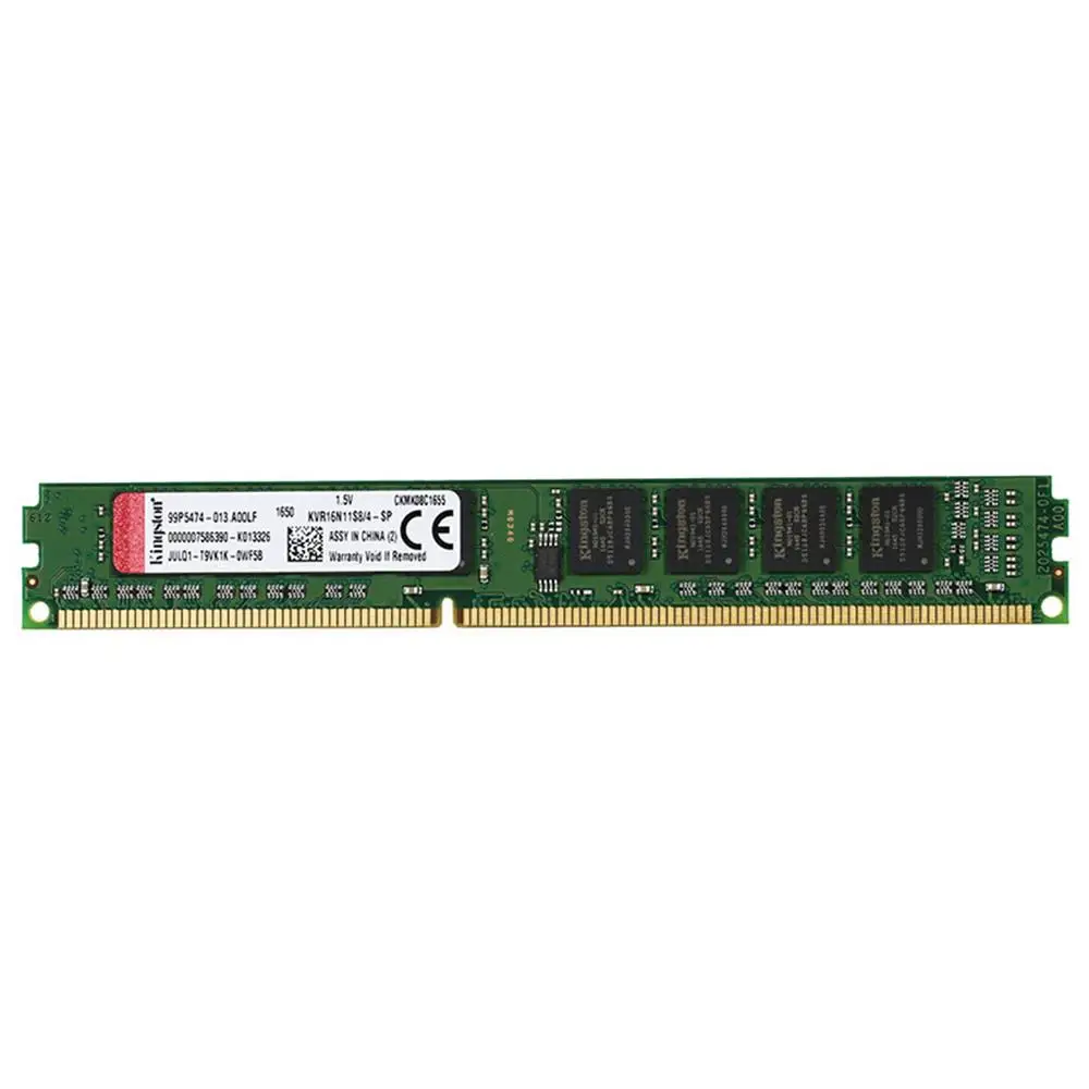 Оригинальная память Kingston Memoria RAM 4 Гб 2 1600 МГц DDR3 (PC3-12800) 240 Pin Intel DIMM материнская плата
