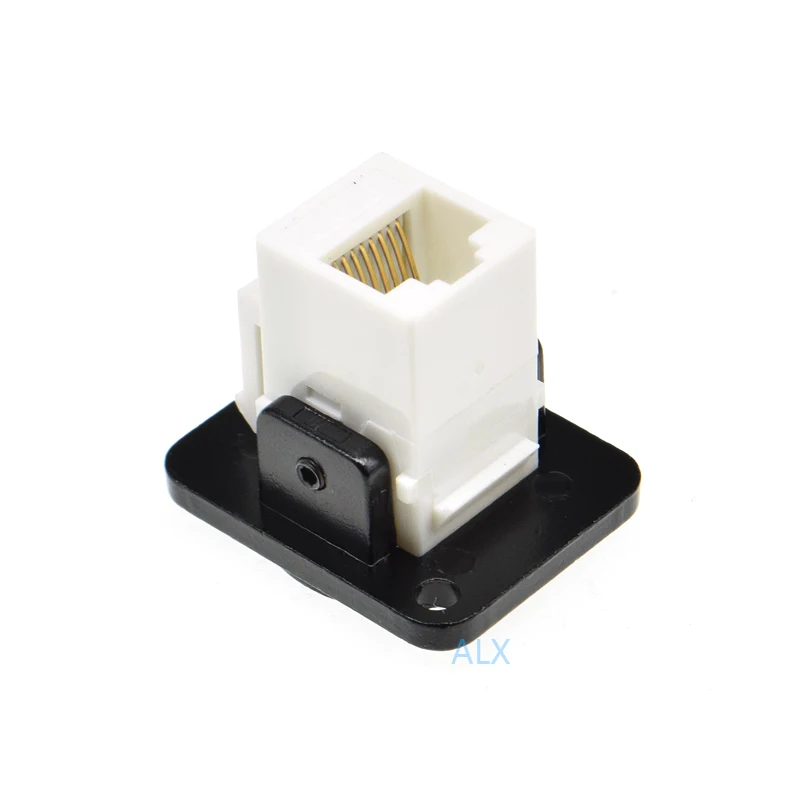 Простой Rj45 сетевой разъем металлическая панель d типа монтажа CAT5E CAT6 авиационный