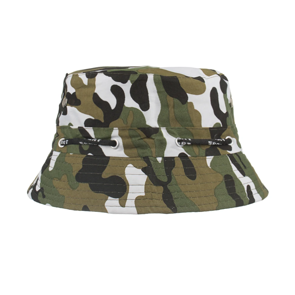 

Joymay 2018 New Arrival Spring Summer Unisex Camouflage Bucket hat Outdoor leisure HAT YF011