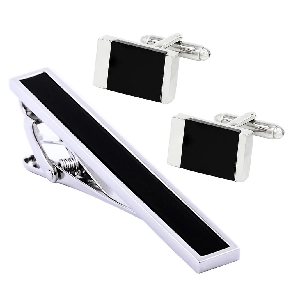 Drop ship VAGULA Excellent Tie Clip Cufflink Set Bar Cuff links Gemelos Men Jewelry Groom Gifts 38 | Украшения и аксессуары