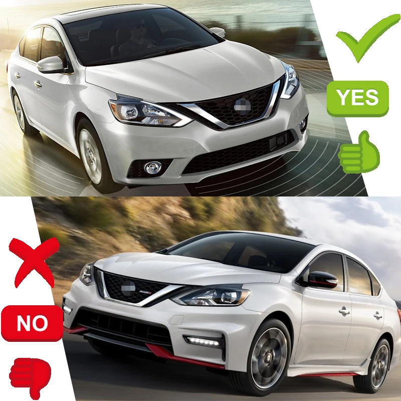 Для 2016 2017 2018 2019 Nissan Sentra S SV SL SR противотуманные фары бампер полный комплект