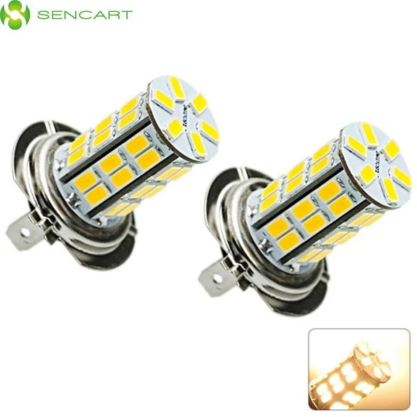 Sencart 2 шт. h7 px26d теплый белый 42led 5630smd светодиодных автомобилей drl вождение