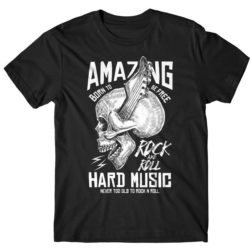 

Hot Sell Fashion Shirt Men'S T-Shirt Music Rock Music Guitar Guitarist T Shirts Short Sleeve