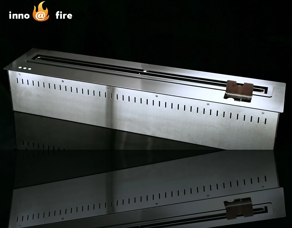 

on sale 30 inch stainless steel silver intelligent bio ethanol fireplace