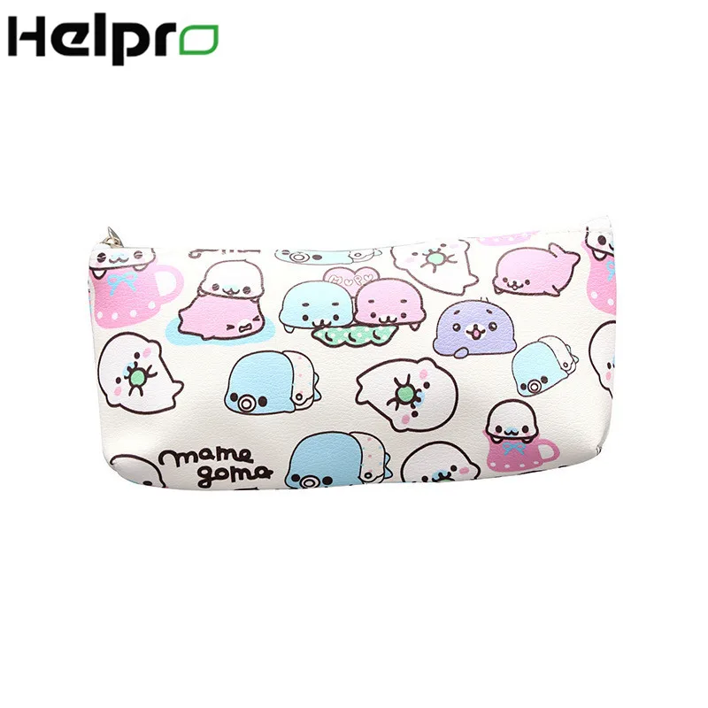 Helpro милый морской лев детские пеналы Kawaii на молнии дизайнерский карандаш коробка