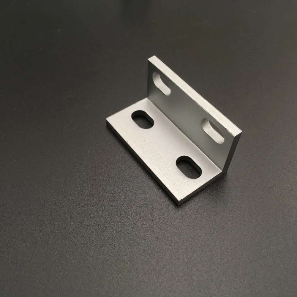 Funssor 1 шт V-slot одиночный/двойной/тройной алюминиевый L кронштейн для openbuilds CNC