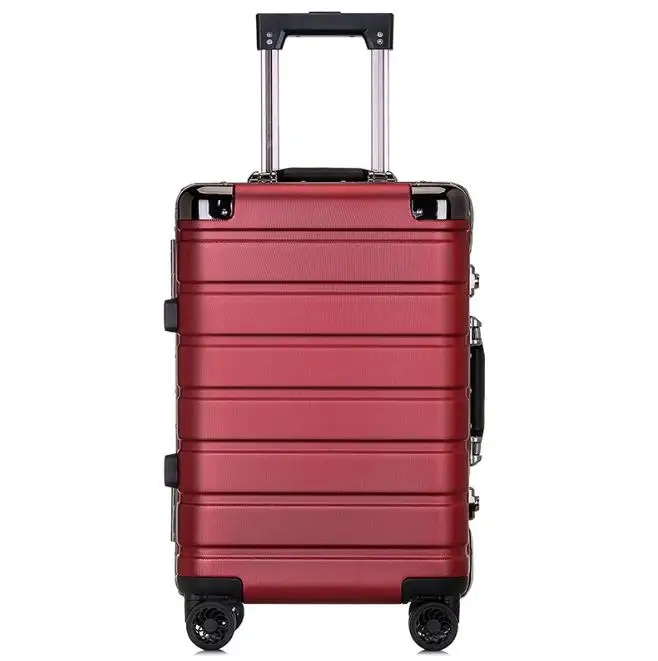 wine red Travel tale ПК 2" 24" дюймов планшетный ПК, масштабных дорожных чемоданов, Жесткий чемодан на колесиках для переноски на колёсиках ящик на колесах - Цвет: wine red