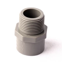 1 inch male thread x 32mm pvc straight connectors water supply pipe fittings high quality garden drip irrigation tube connectors