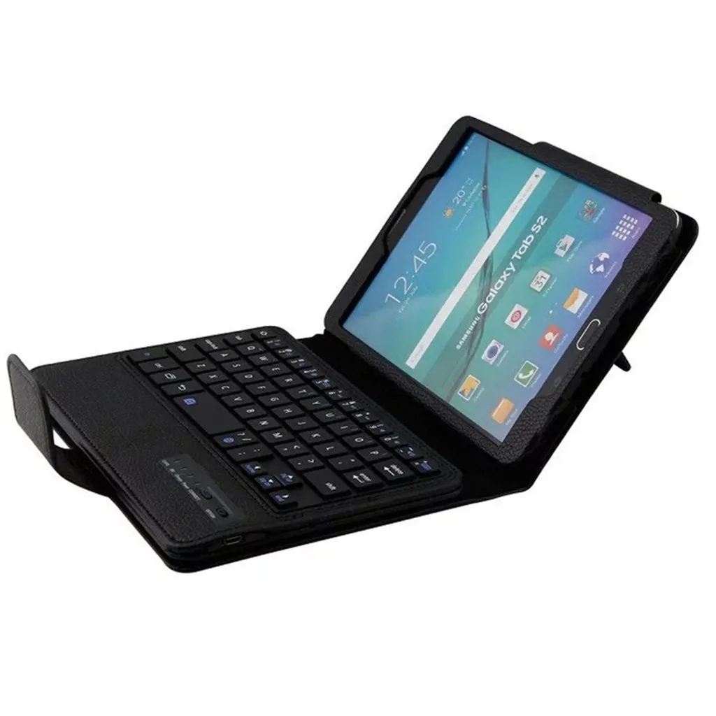 VOBERRY клавиатура Беспроводная Bluetooth клавиатура Съемная тонкая оболочка для samsung T710 8 дюймов Съемная Bluetooth клавиатура крышка#2