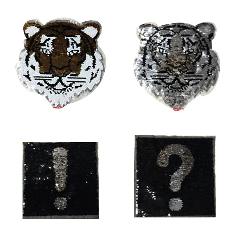 Одежда для девочек Diy!? Mark patch имеет дело с этим 20 см головой тигра флип