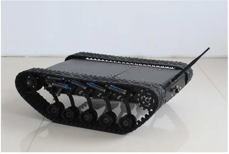 Большая нагрузка RC амортизатор робот гусеничный Танк модель автомобиля шасси с 12