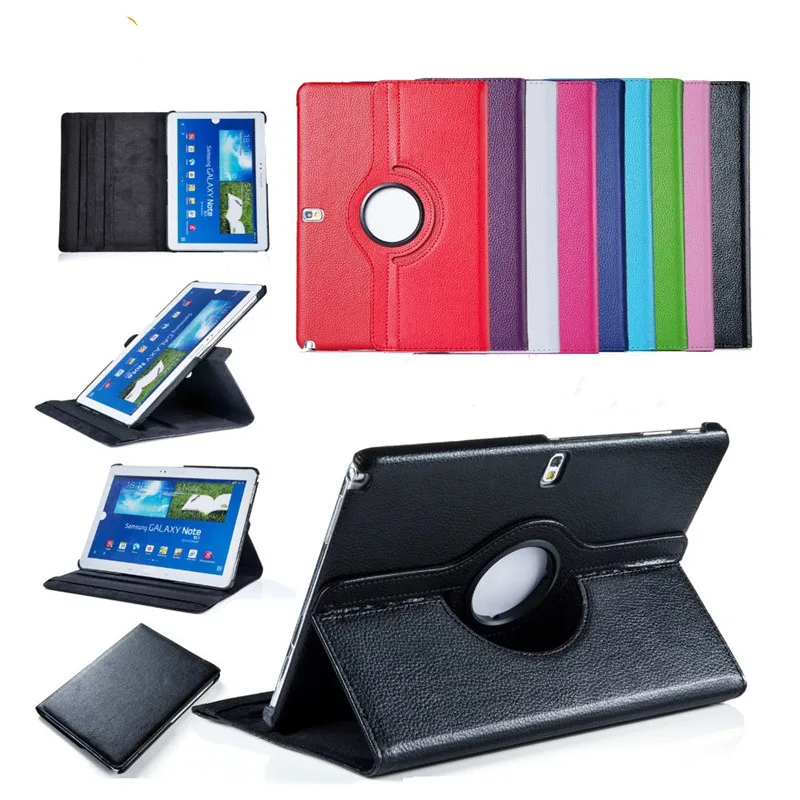 Для Samsung Galaxy Tab Note 10 1 2014 Edition P600 P601 P605/Pro T520 T521 T525 вращающийся чехол из искусственной