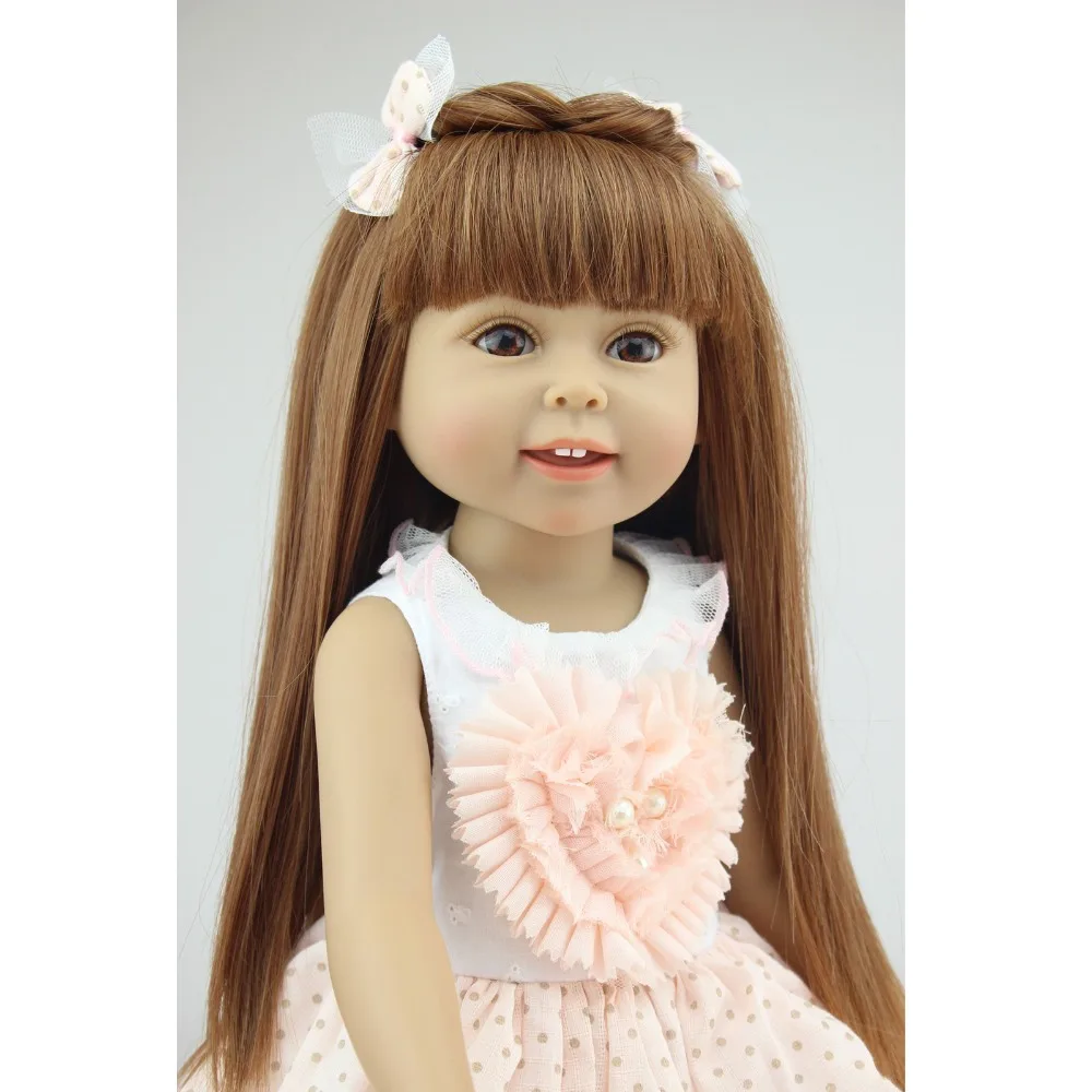 45 см Reborn Baby Doll для всего тела Силиконовые Реалистичные живые детские игрушки