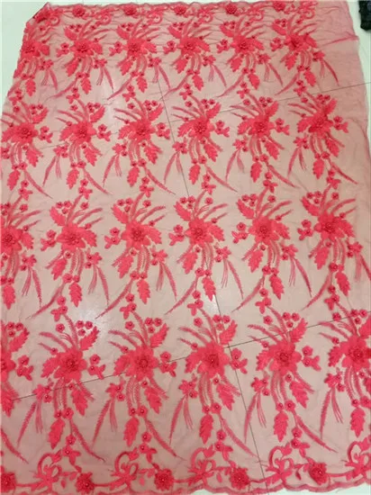 Wholesale price lady dress material African mesh cloth French net lace fabric YYN27(5yards/lot)multi color | Дом и сад