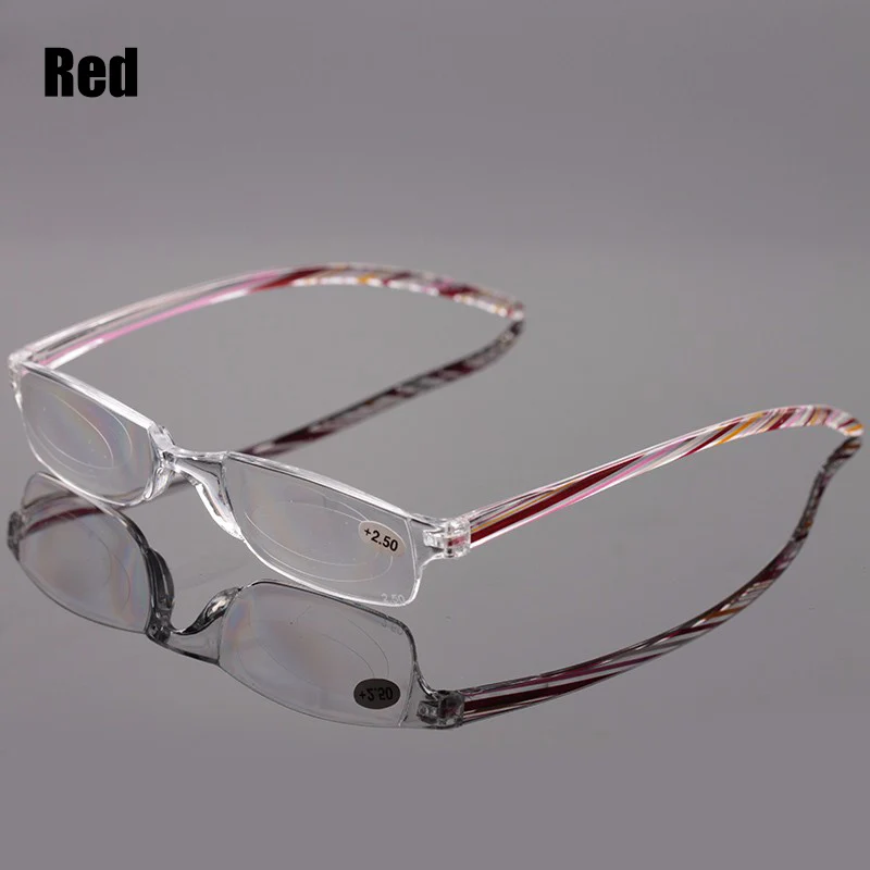 SOOLALA, новинка, Брендовые очки для чтения, для женщин и мужчин, Oculos de Grau, очки для чтения, красочная пластиковая рамка градусов+ 1,0 до+ 4,0 диоптрий - Цвет оправы: Красный